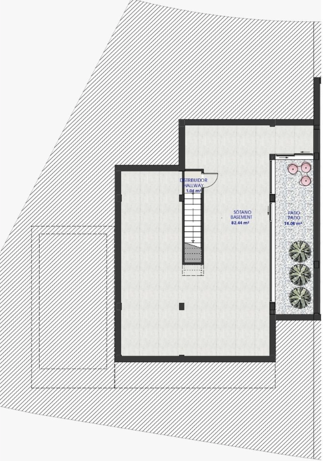Floor plan for Villa ref 3894 for sale in Santa Rosalia Lake And Life Resort Spain - Quality Homes Costa Cálida
