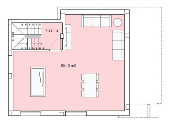 Plano de planta para Villa ref 3950 para sale en Santa Rosalia Lake And Life Resort España - Quality Homes Costa Cálida