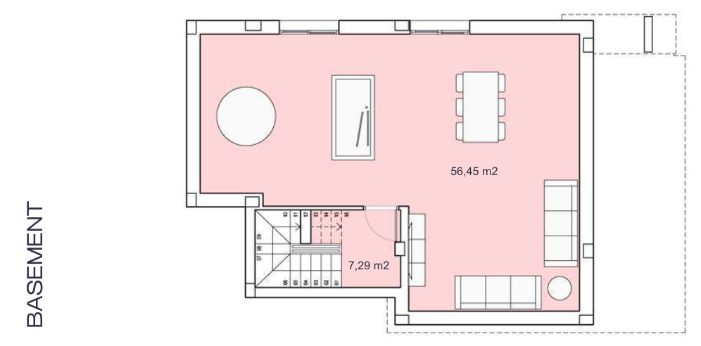 Floor plan for Villa ref 3951 for sale in Santa Rosalia Lake And Life Resort Spain - Quality Homes Costa Cálida