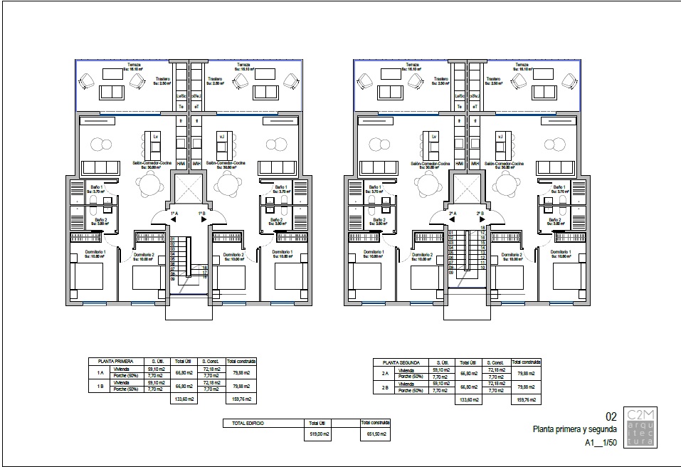 Floor plan for Apartment ref 3927 for sale in Condado De Alhama Spain - Quality Homes Costa Cálida