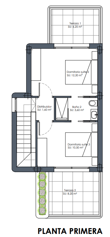 Floor plan for Villa ref 4139 for sale in Serena Golf Spain - Quality Homes Costa Cálida